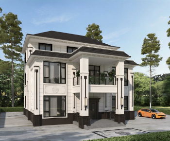 New Chinese Style Detached Villa-ID:351984989