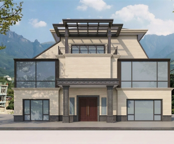 New Chinese Style Detached Villa-ID:511660684