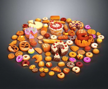 Modern Bread Cake-ID:515203004