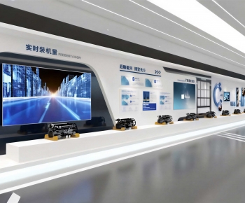 Modern Exhibition Hall-ID:488153933