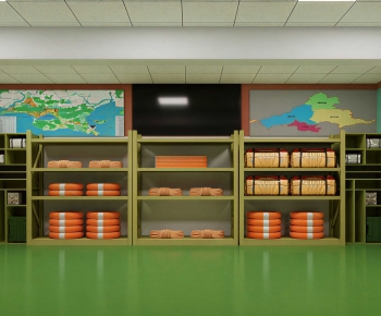 Modern Factory Floor/warehouse-ID:888089908