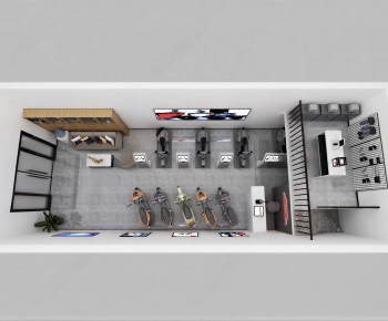 Modern Exhibition Hall-ID:487860922