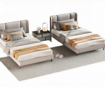 Modern Single Bed-ID:177741164
