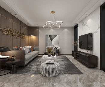 Modern A Living Room-ID:326637989