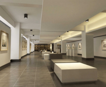 Modern Exhibition Hall-ID:885106097