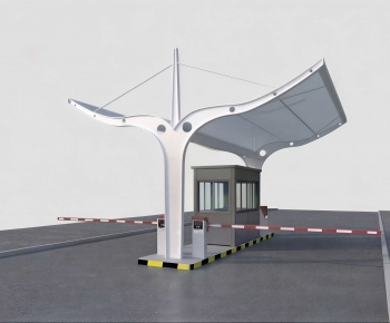 Modern Facade Element-ID:592875005