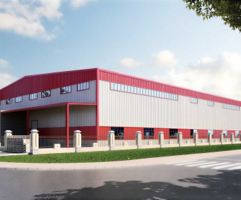 Modern Industrial Building-ID:305525065