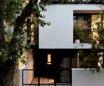 Modern Facade Element-ID:994225982