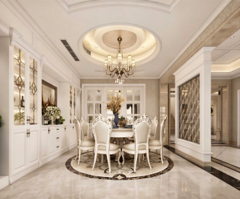 European Style Dining Room-ID:771148923