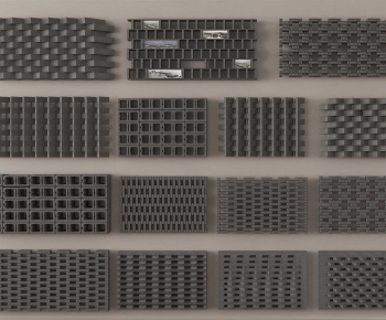 Modern Cement Brick Screen Partition-ID:317811017