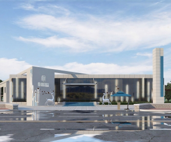 Modern Architecture Of Artistic Style-ID:549213899