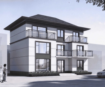 New Chinese Style Detached Villa-ID:616928105