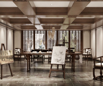 New Chinese Style Art Room-ID:130683909