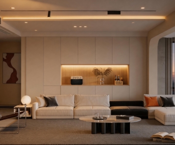 Modern A Living Room-ID:982486016