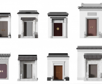 Chinese Style Facade Element-ID:346726895
