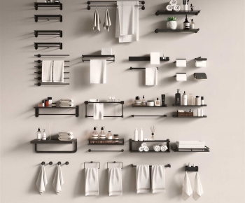 Modern Bathroom Rack-ID:401190048