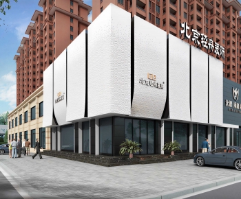 Modern Facade Element-ID:113610985