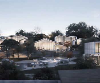 New Chinese Style Courtyard/landscape-ID:738497975