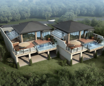 Modern Double Townhouse-ID:850294118