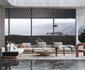 Modern A Living Room-ID:375276098