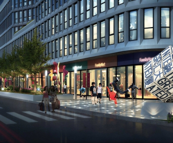 Modern Appearance Of Commercial Building-ID:978832963