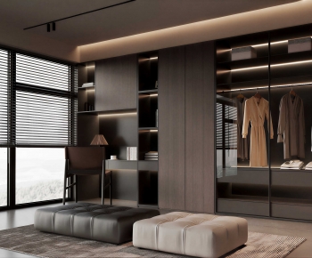 Modern Clothes Storage Area-ID:948920019