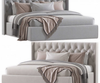 Modern Double Bed-ID:800769388
