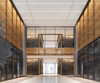 Modern Office Reception Desk-ID:423877952