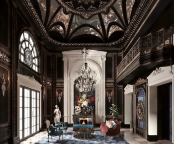 European Style A Living Room-ID:849766971