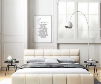Modern Double Bed-ID:766901024