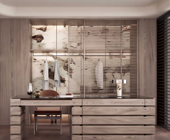 Modern Clothes Storage Area-ID:742790945