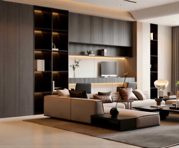 Modern A Living Room-ID:265055895