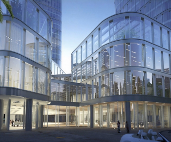 Modern Appearance Of Commercial Building-ID:652889977