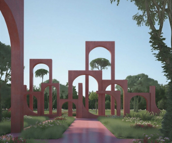 Modern Sculpture Sketch-ID:825491048