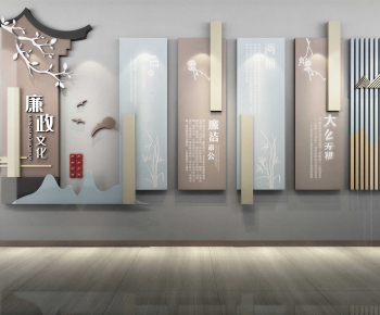 New Chinese Style Culture Wall-ID:464830414
