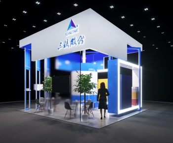 Modern Exhibition Hall-ID:623321062