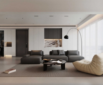 Modern A Living Room-ID:236737978