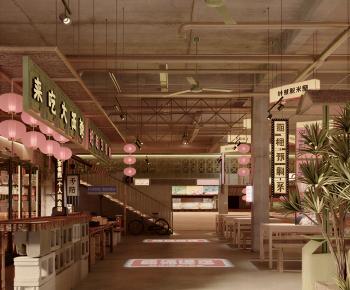 Modern Industrial Style Restaurant-ID:876899967