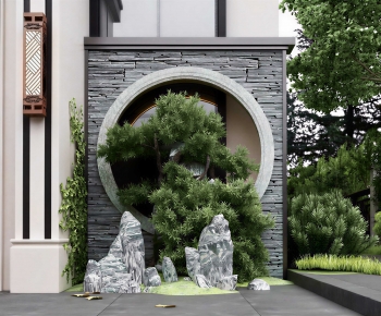 New Chinese Style Courtyard/landscape-ID:161449916