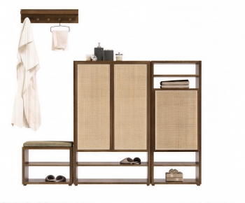 New Chinese Style Shoe Cabinet-ID:459949979