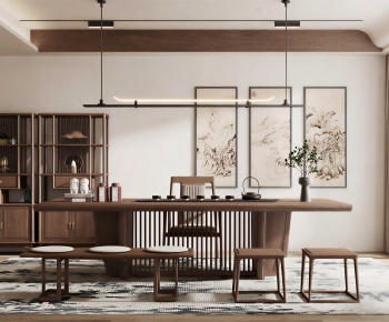New Chinese Style Tea House-ID:153695115