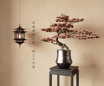 New Chinese Style Potted Green Plant-ID:497257959