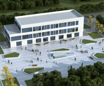 Modern Architectural Bird's-eye View Planning-ID:354380643