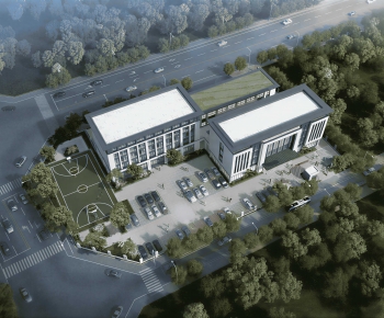 Modern Architectural Bird's-eye View Planning-ID:309501893