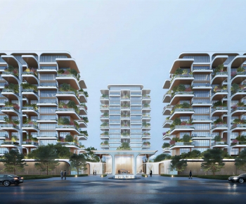 Modern Residential Building-ID:138895037