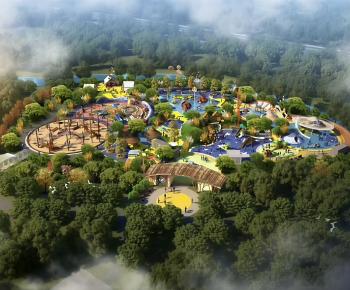 Modern Architectural Bird's-eye View Planning-ID:270850739