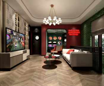 Modern A Living Room-ID:878528124