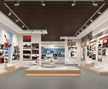 Modern Exhibition Hall-ID:645251994