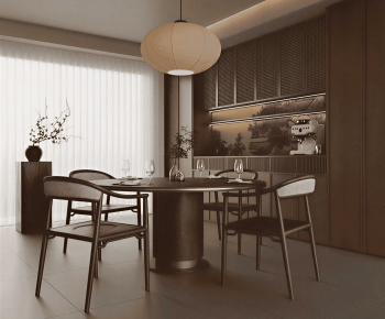 New Chinese Style Dining Room-ID:309588918