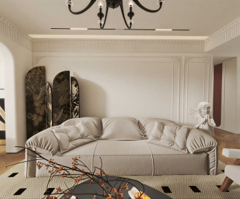 French Style A Living Room-ID:612343076